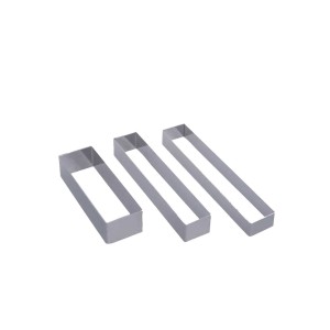 Aros rectangulares de acero inoxidable 2 piezas – chezmarblan