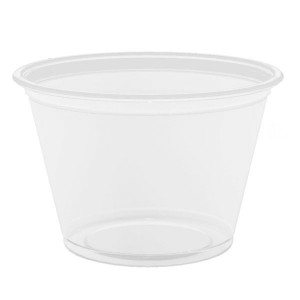 TAÇA PP TRANSPARENTE 75ML ø6,2X4,3 CM PACK 125UN