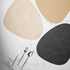 TOALHETE INDIV OVAL PVC 45X36CM BEIGE 66883 - LACOR - 8414271668838