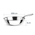 WOK INOX TRICHEF Ø28CM 60898 - LACOR - 8414271608988
