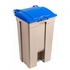 BALDE 85LT LATTE C/TAMPA AZUL PEDAL E RODAS 771 - PALMA & PALMA - 5602146231680