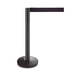 BLACK ALUM POST W/ BLACK RETRATIL TAPE  Ø36x104CM - GARCIA DE POU - 8420499162898