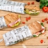 PACK OF 500 HAMBURGER BAGS - PAROLE - 35 + 20 G/M² - 14 + 7 x 22 CM - SILVER - GREASEPROOF PAPER + ALUMINIUM - GARCIA DE POU - 8420499229423