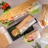 PACK OF 250 BAGS WITH WINDOW - ECO ‘JUST PAPER’ REGULAR - 40 G/M² - 9 + 5.5 x 26 CM - NATURAL GREASEPROOF PAPER - GARCIA DE POU - 8420499231150