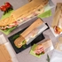 PACK OF 250 BAGS WITH WINDOW - ECO ‘JUST PAPER’ ROUND - 38 G/M² - 12 + 6 x 23 CM - NATURAL GREASEPROOF PAPER - GARCIA DE POU - 8420499231181