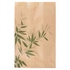 PACK OF 500 HAMBURGER BAGS - ‘FEEL GREEN’ - 34 G/M² - 12 + 7 x 18 CM - NATURAL GREASEPROOF PAPER - GARCIA DE POU - 8420499146263