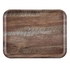 DARK OAK LAMINATED TRAY 36X46CM - CAMBRO - 099511077311