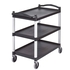 CARRO SERVIÇO 3 ANDARES PRETO BC340KD110 - CAMBRO - 099511950300