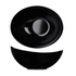 MELAMINE BUFFET MOONSTONE BLACK BOWL 450CL - CHURCHILL - 5034414361728