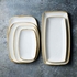 STONECAST BARLEY WHITE CHEFS OBLONG PLATTER - CHURCHILL - 5034414419559