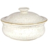 STONECAST BARLEY WHITE TERRINA C/TAMPA Ø14CM 43CL - CHURCHILL - 5034414423556