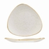 STONECAST BARLEY WHITE TRIANGLE PLATE 26X20CM - CHURCHILL - 5034414428971