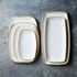 STONECAST BARLEY WHITE TRAY 35X18.5CM - CHURCHILL - 5034414375008