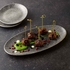STUDIO PRINTS RAKU QUARTZ BLACK TRAVESSA OVAL - CHURCHILL - 5034414425253