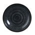 STUDIO PRINTS HOMESPUN CHARCOAL BLACK DISH PLATE - CHURCHILL - 5034414397734
