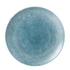 STUDIO PRINTS RAKU TOPAZ BLUE ROUND PLATE 28.8CM - CHURCHILL - 5034414404944