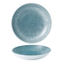 STUDIO PRINTS RAKU TOPAZ BLUE COUPE BOWL 24.8CM - CHURCHILL - 5034414404968