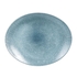 STUDIO PRINTS RAKU TOPAZ BLUE PRATO OVAL 27X22.9CM - CHURCHILL - 5034414408713