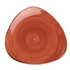 STONECAST SPICED ORANGE TRIANGLE PLATE 31.1CM - CHURCHILL - 5034414382624