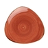 STONECAST SPICED ORANGE TRIANGLE PLATE 22.9CM - CHURCHILL - 5034414382600