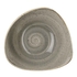 STONECAST PEPPERCORN GREY TRIANGLE BOWL 23.5CM - CHURCHILL - 5034414383195