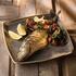 STONECAST PEPPERCORN GREY SQUARE PLATE 26.8CM - CHURCHILL - 5034414383010