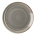 STONECAST PEPPERCORN GREY PLATE ø16.5CM - CHURCHILL - 5034414383089
