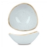 STONECAST DUCK EGG BLUE TRIANGLE BOWL 23.5CM - CHURCHILL - 5034414372175