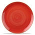 STONECAST BERRY RED COUPE PLATE ø26CM - CHURCHILL - 5034414396249
