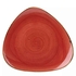 STONECAST BERRY RED TRIANGLE PLATE 31.1CM - CHURCHILL - 5034414396218