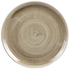 STONECAST PATINA ANTIQUE TAUPE ROUND PLATE 26CM  - CHURCHILL - 5034414408270