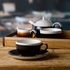 MONOCHROME PIRES CAPPUCCINO PRETO 15.6CM  - CHURCHILL - 5034414413434