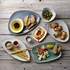 STONECAST BLUEBERRY TRIANGLE PLATE 36.5X25CM - CHURCHILL - 5034414438208