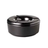 CINZEIRO AGUA MELAMINA PRETO 10.5CM 07325601053 - PALMA & PALMA - 5603700211889
