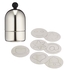 DOSIFICADOR CACAU C/ 7 FORMAS INOX 42923-07 - PADERNO - 8014808685941