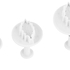 CONJ. 3 CORTADORES PRESSAO FOLHA 3/4,5CM 47622-04 - PADERNO - 8014808739590
