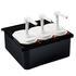 DISPENSER EXHIBITOR 3 GN1/9 BLACK - ARAVEN - 8411777013605