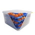 CAIXA PORTA OVOS GN 2/3 C/4 BANDEJA AZUL 70378 - ARAVEN - 8411777703780