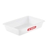 WHITE PLASTC TRAY 30X20.5X60MM - ARAVEN - 8411777011298