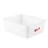 WHITE PLASTIC TRAY 44X35X160MM - ARAVEN - 8411777011342