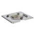 TAMPA 1/6 INOX C/ORIFICIO 81692 - APS - 4004133816923