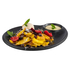 PRATO MEL C/DIVISAO Ø9CM 30X25CM NERO PRETO 85075 - APS - 0800010225