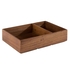 CAIXA MADEIRA ACACIA 2DIV 22.5X15XH5.5CM 11651 - APS - 4004133116511