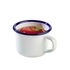 CANECA METAL AZUL/BRANCA Ø7XH5CM 10CL 40636 - APS - 4004133406360