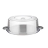PRATO INOX C/CAMPANULA 30CM 00065 - APS - 4004133000650