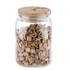 GLASS BOTTLE W/ WOOD LID 2.5LT Ø14XH21.5CM - APS - 4004133822573