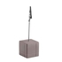 SET 4 STONE TABLE STANDS 3X3XH12CM - APS - 4004133714946