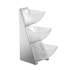 DISPENSADOR INOX C/3 COMP ALT 41CM 11444 - APS - 4004133114449