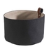CESTO PAO Ø17XH11.5CM PRETO/BEJE 30345 - APS - 4004133303454