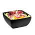 TAÇA MELAMINA PRETA QUAD 25X25CM SLATE 84245 - APS - 4004133842458